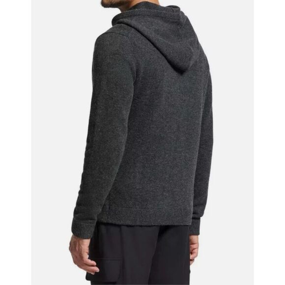 PSYCHO BUNNY Men’s San Luis Hooded Sweater XXL Heather Storm 100% Wool NWT New - Picture 7 of 15